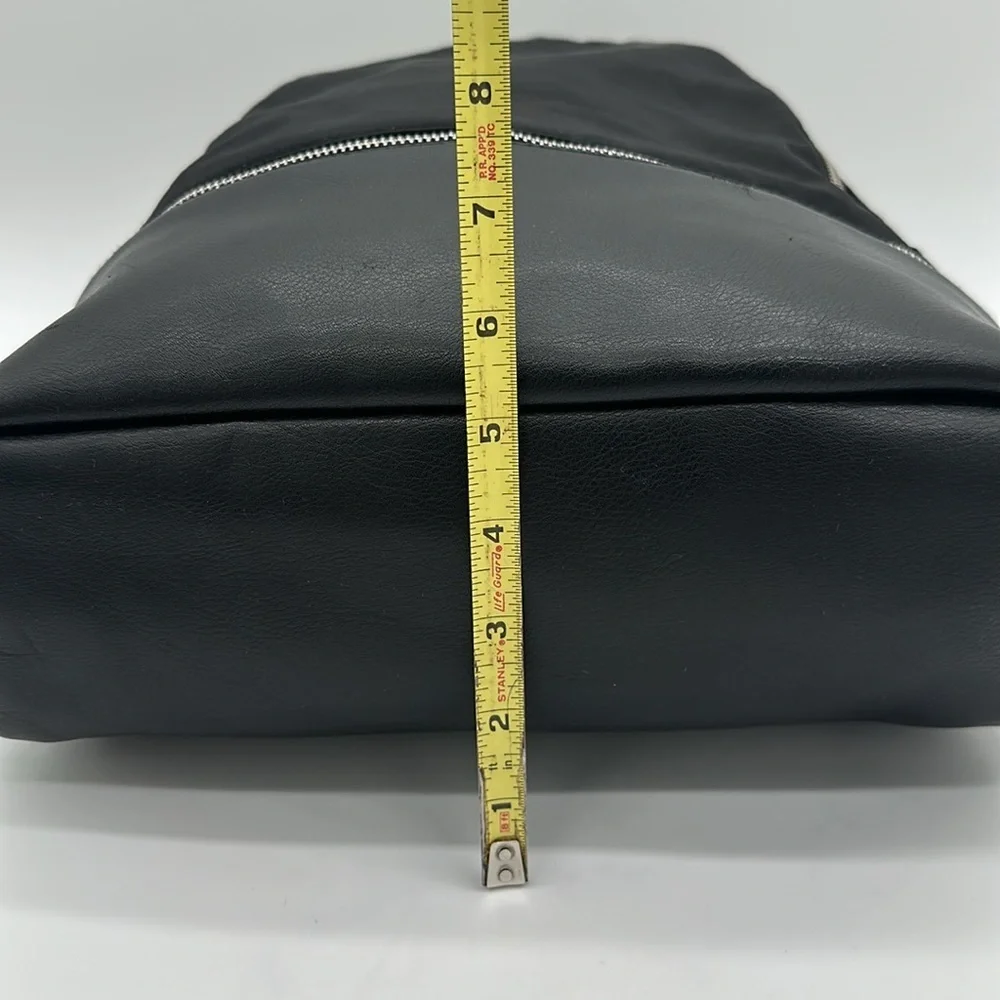 Madden Girl Backpack Black 2 Zip Sections Logo Padded Strap